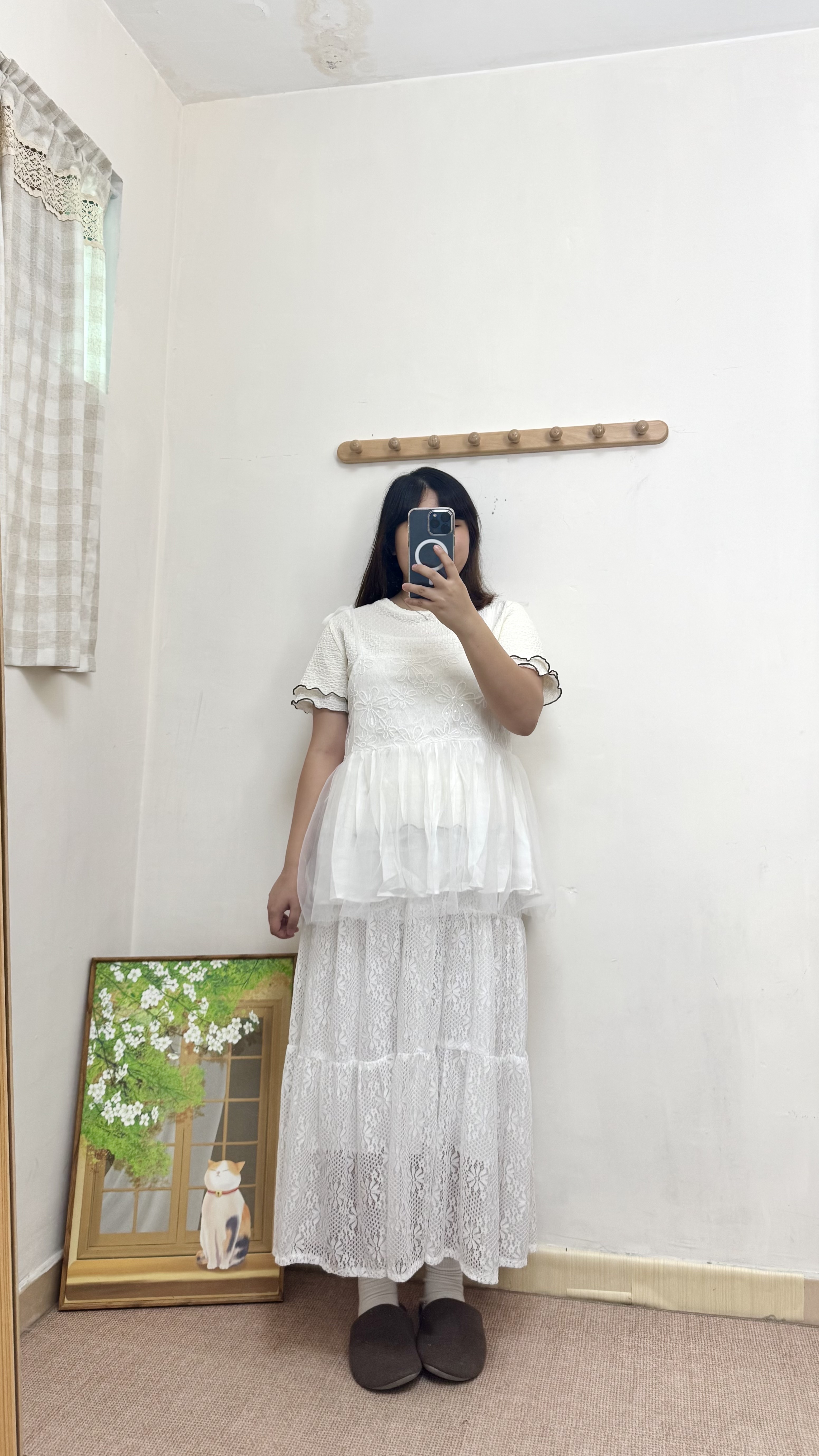 細閃花花綁帶外搭