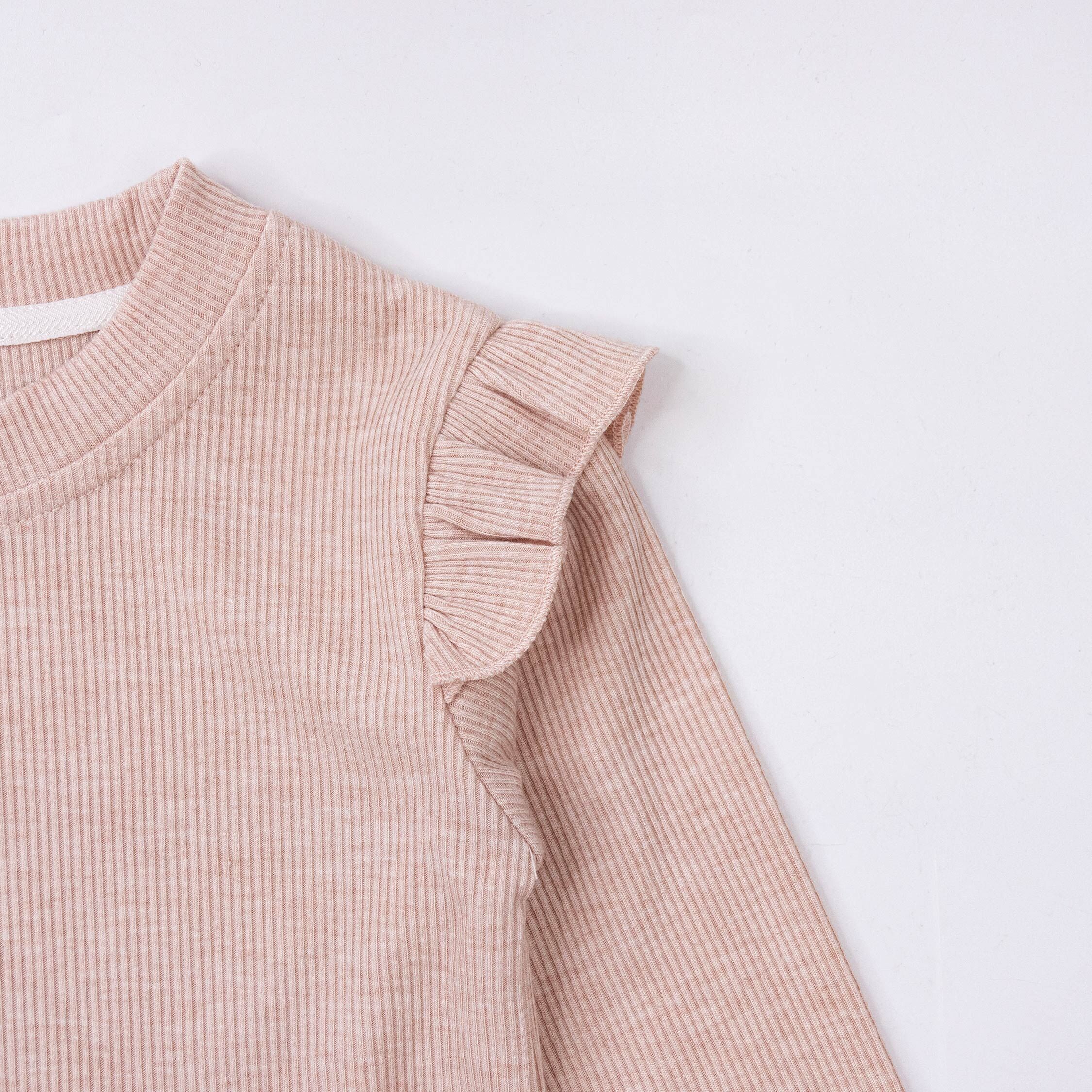 【H55310】質感蝴蝶結坑條紋上衣/內搭衣