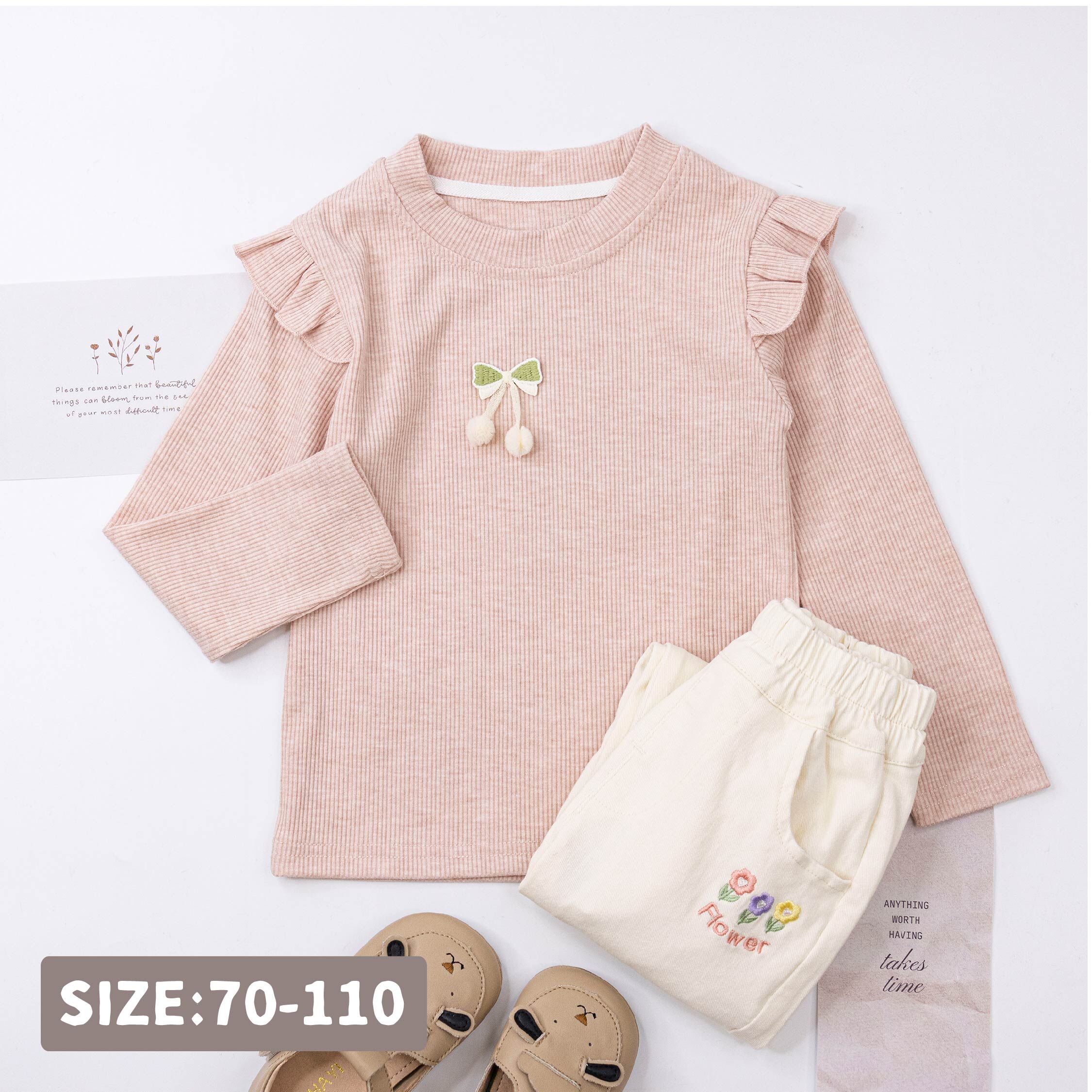 【H55310】質感蝴蝶結坑條紋上衣/內搭衣