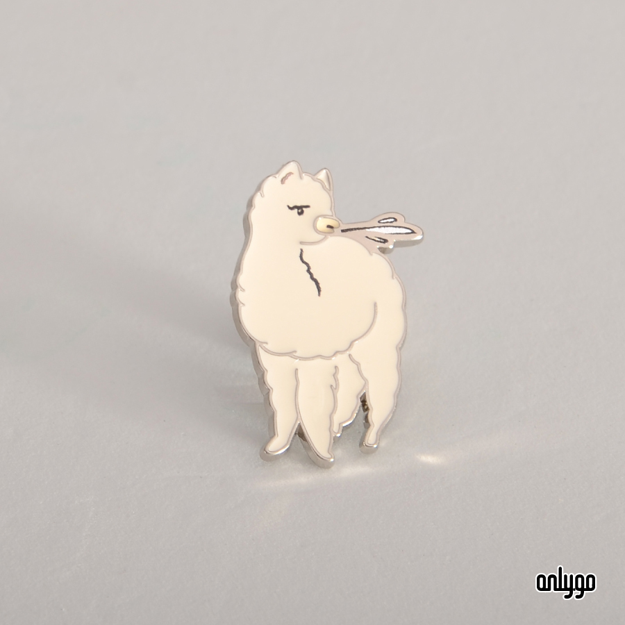 世界動物図鑑バッジ｜アルパカ