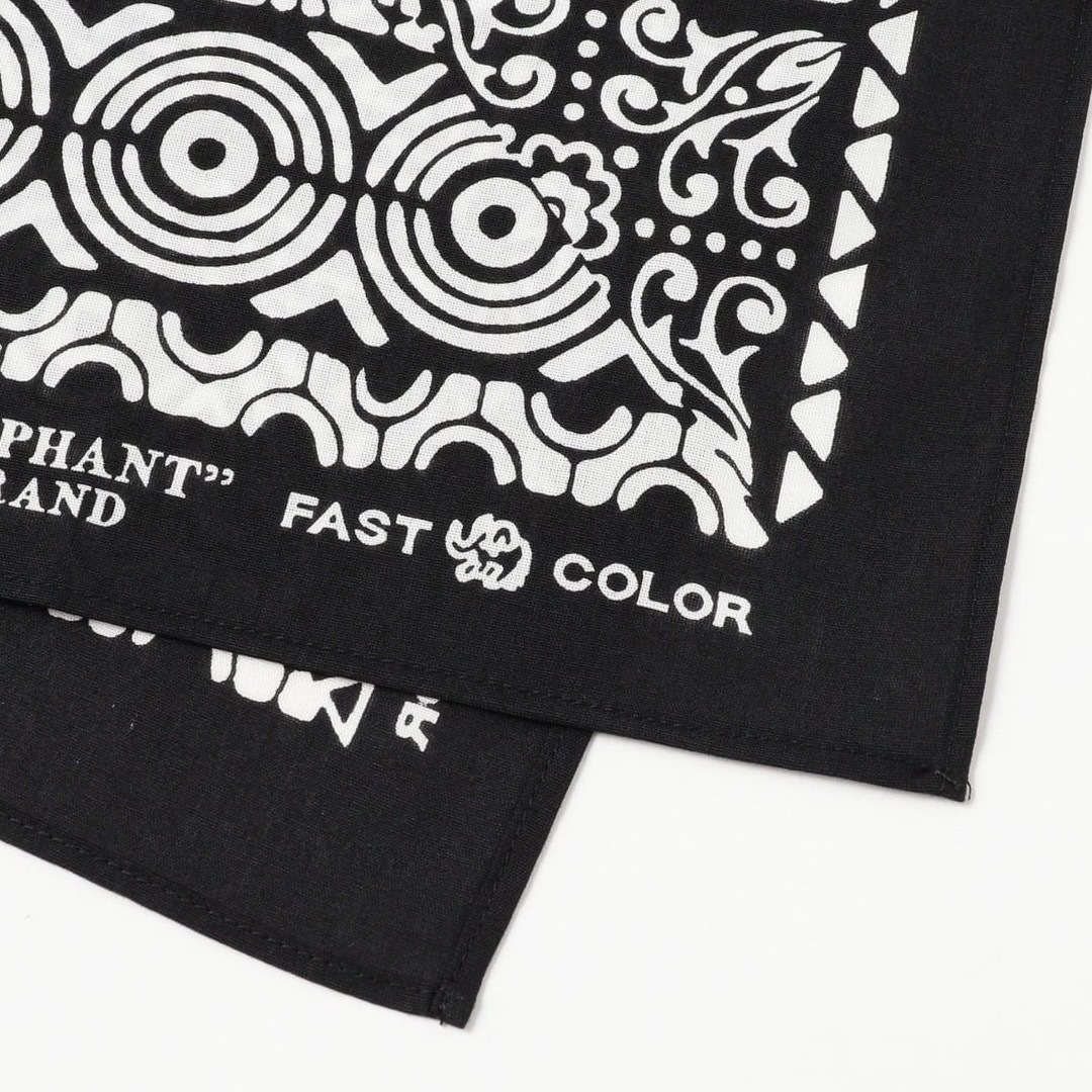 BEAMS X ELEPHANT BRAND 別注款 絲巾 頭巾 美式 配件 /預購