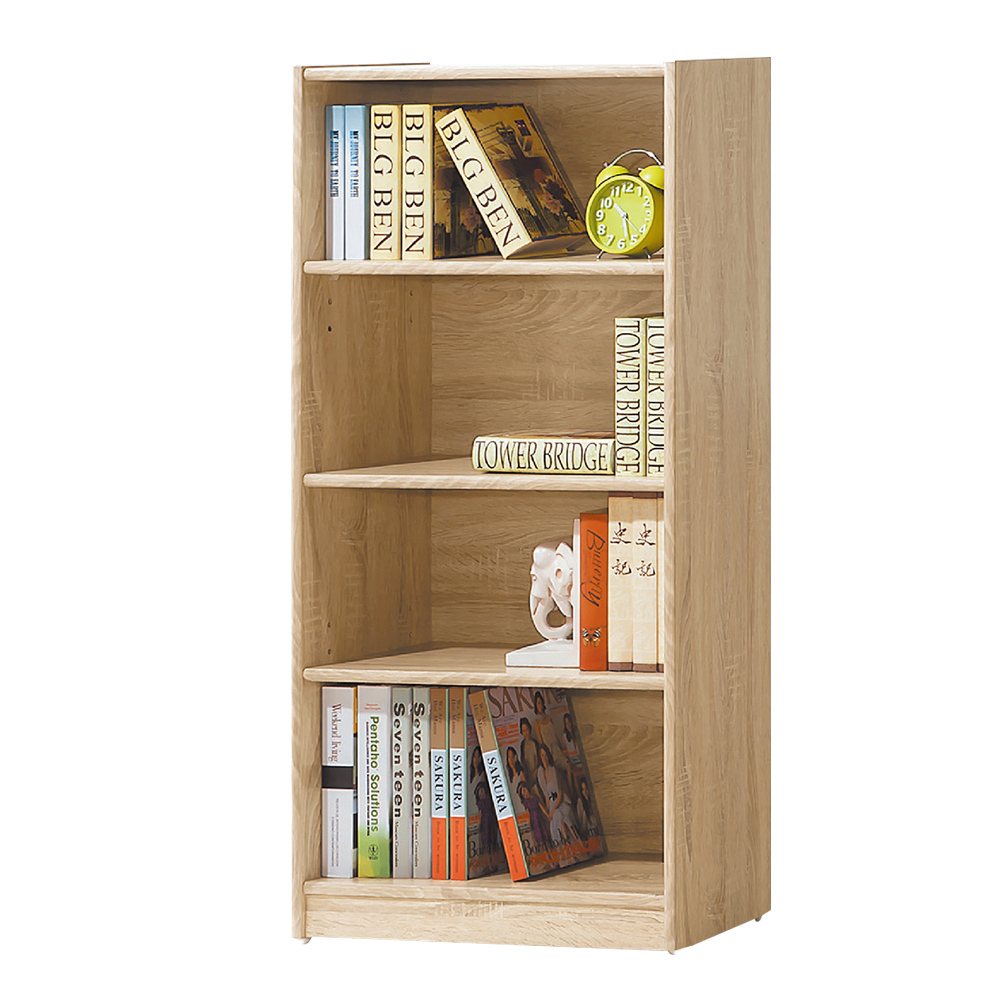 泰尼2尺開放式4格書櫃/收納櫃