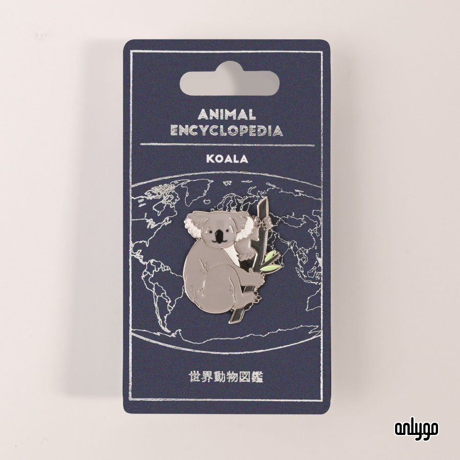 世界動物図鑑バッジ｜コアラ