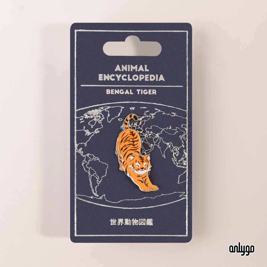 世界動物図鑑バッジ｜ベンガルトラ