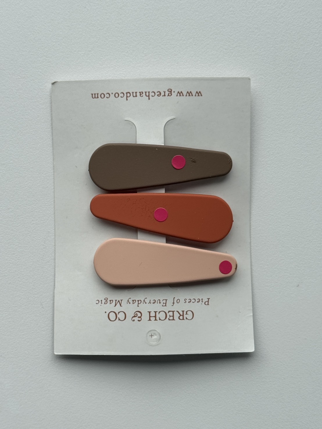 [福利品] Grech&Co. 髮夾三入組 (污漬)