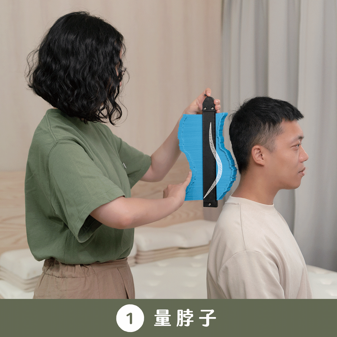 到店量脖子示意