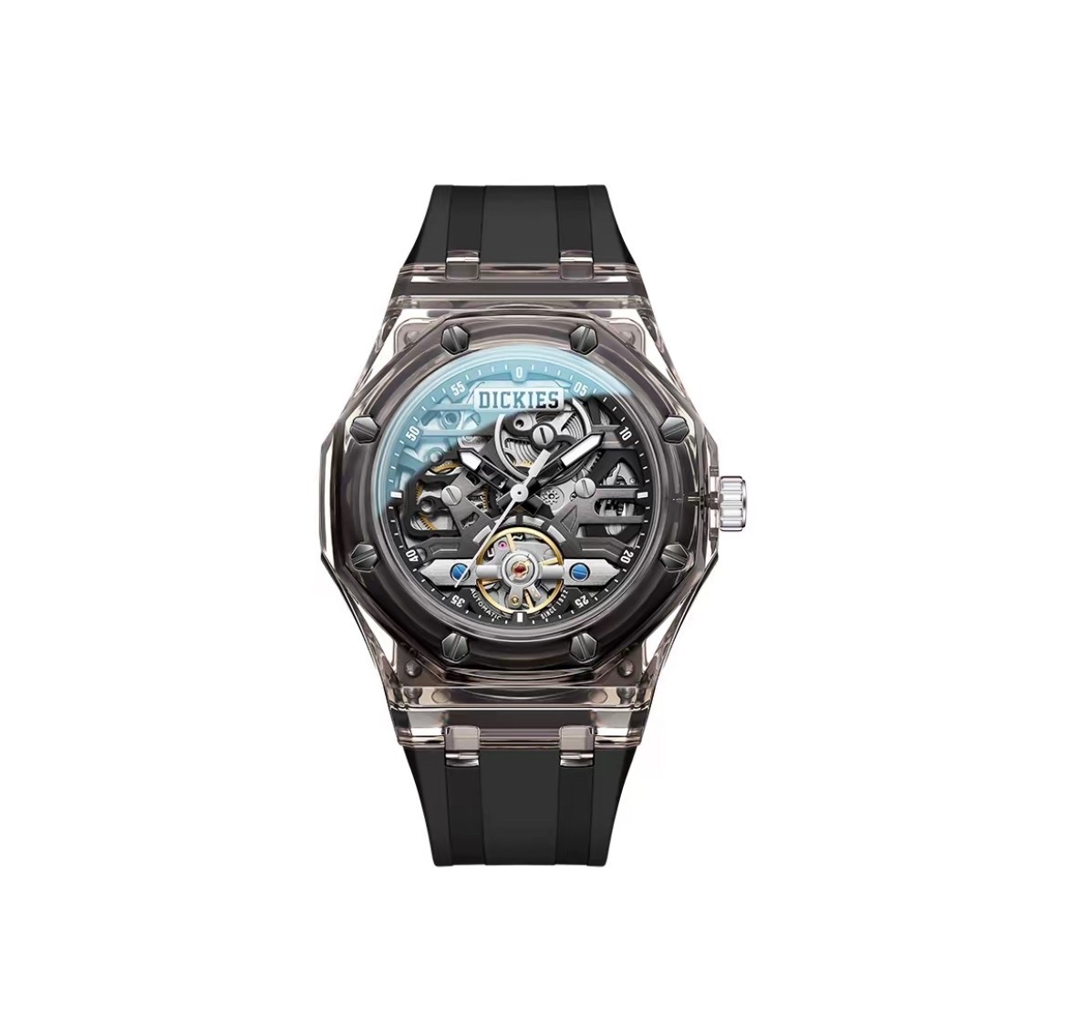 【預購】Dickies 機械機芯腕錶 運動時尚 簍空透明機械手錶 CL-568
