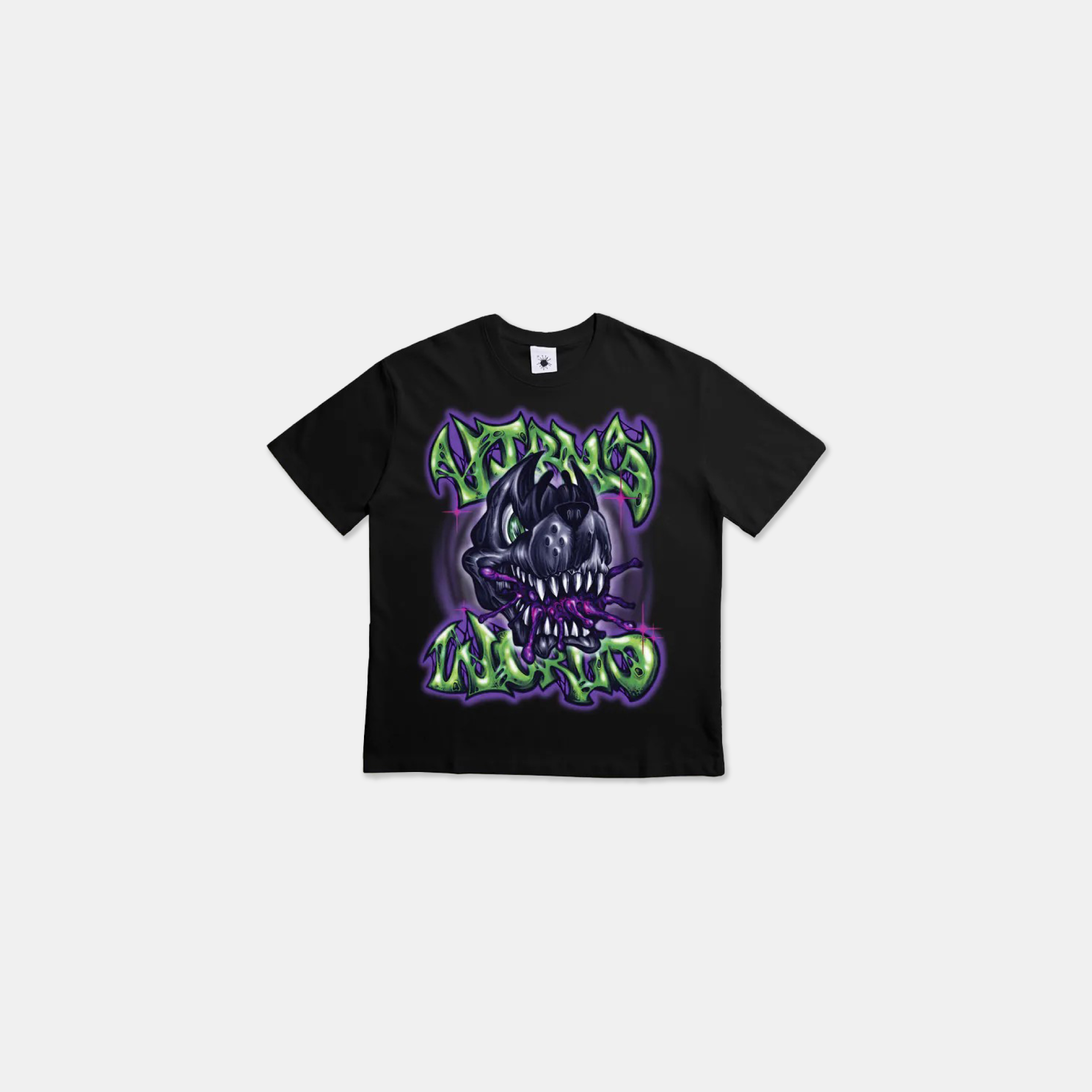 VIRUSWORLD x MAD DOG 聯名 金屬惡犬 短袖