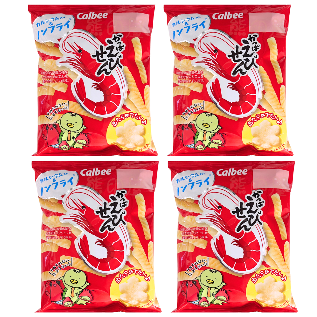 日本卡樂B 原味蝦條 26g X 4