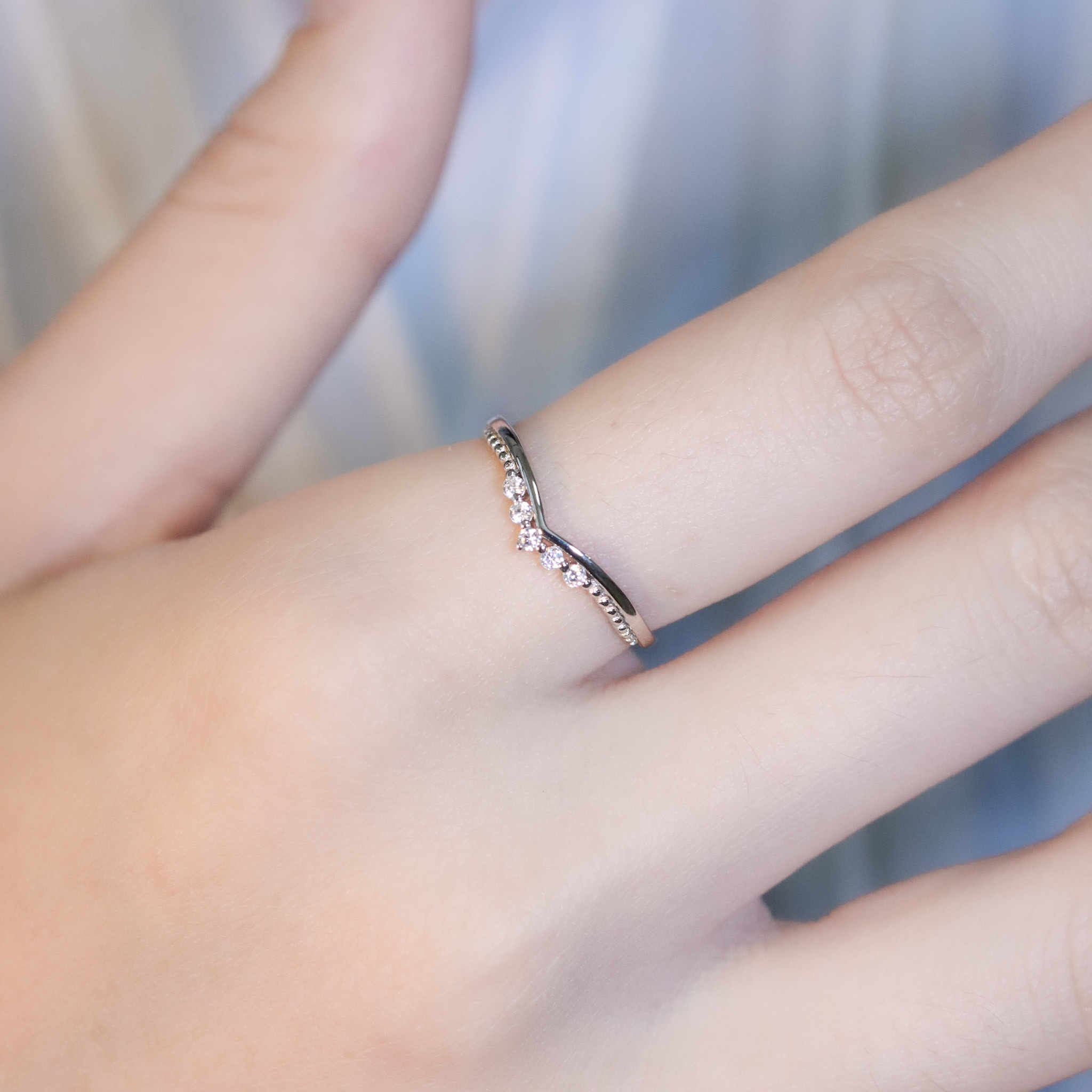 | 925純銀・白金 | 小珍惜戒指 | RI0939 |