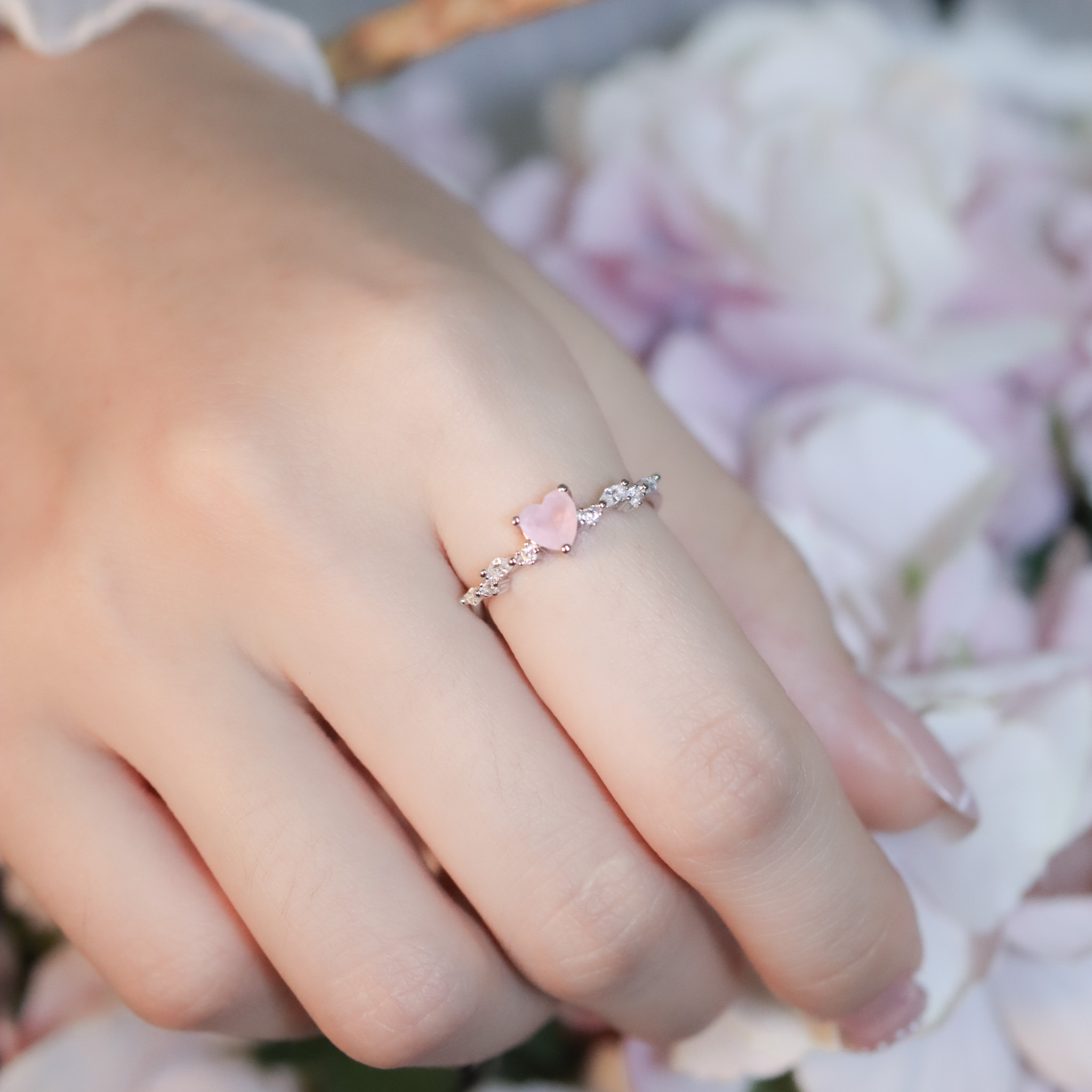 | 925純銀 | 漫粉心意戒指 | RI0940 |