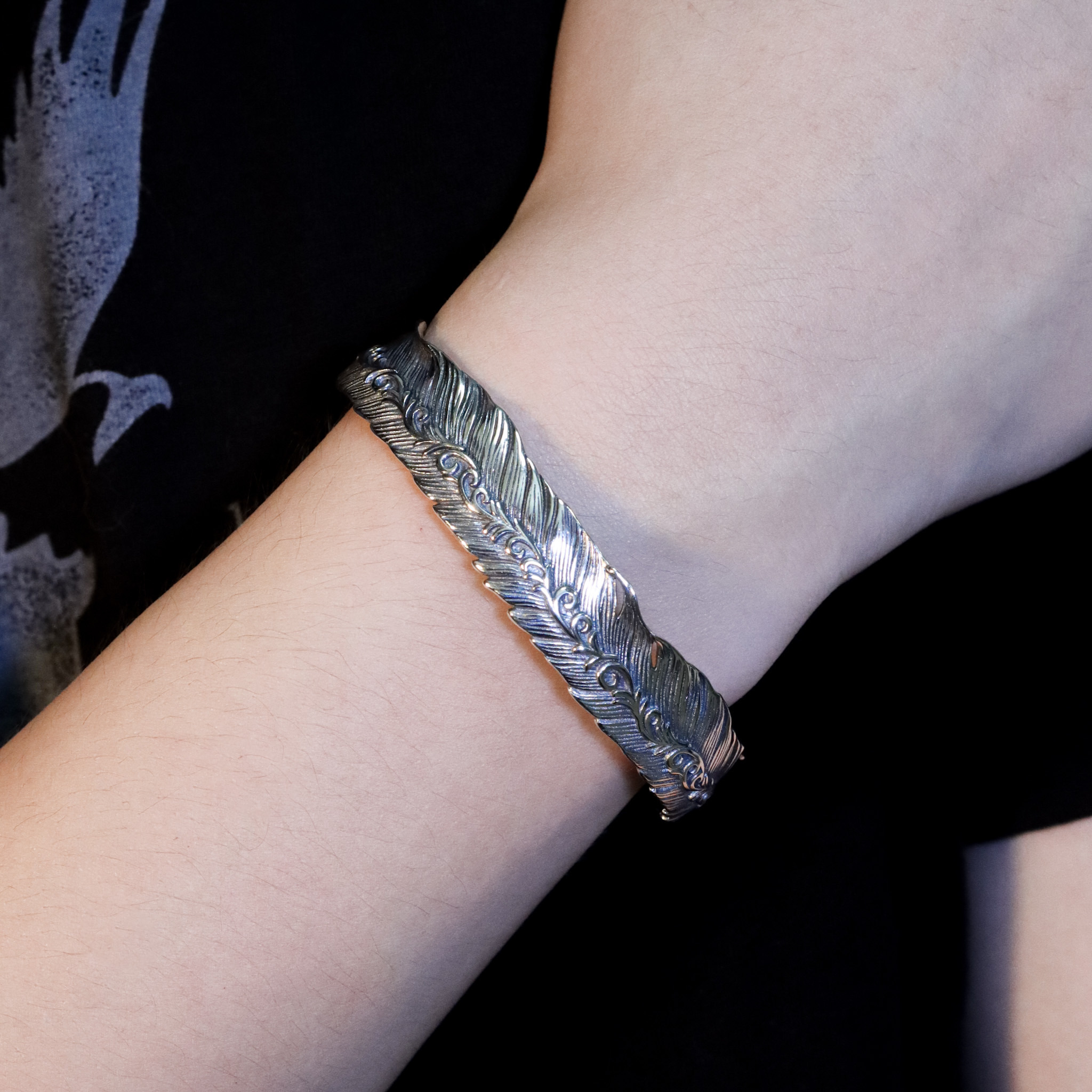 | 925純銀丨成為你的羽翼手鐲  | BR1403 |