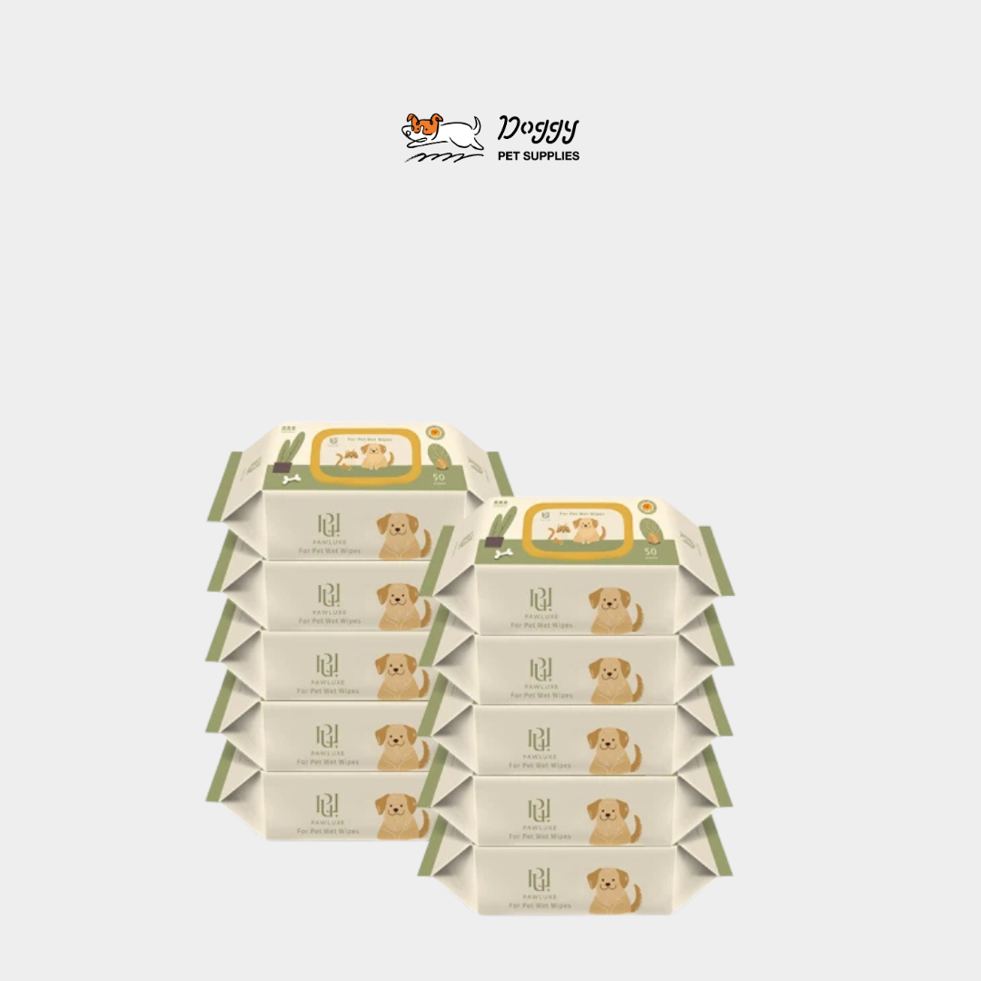 【 PAWLUXE 】寵物濕紙巾-金盞花舒敏潔膚_50抽