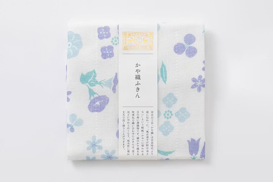 中川政七商店 - 2025夏蚊帳織方巾 / 夏季花紋