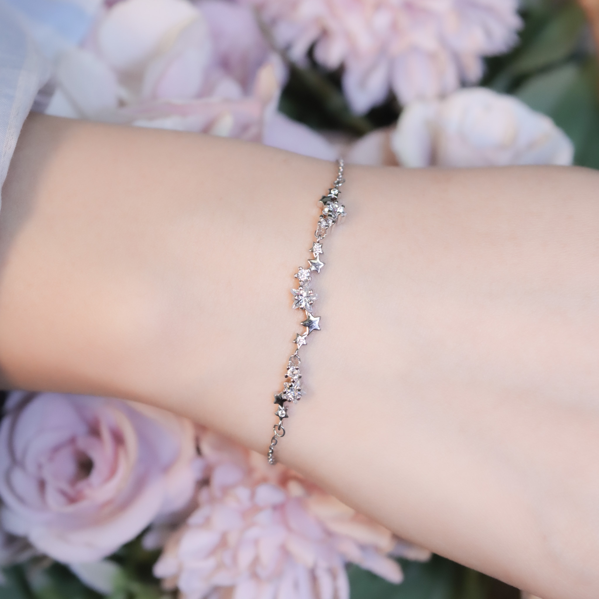 | 925純銀・白金 | 漫星只陪你手鏈 | BR1399 |