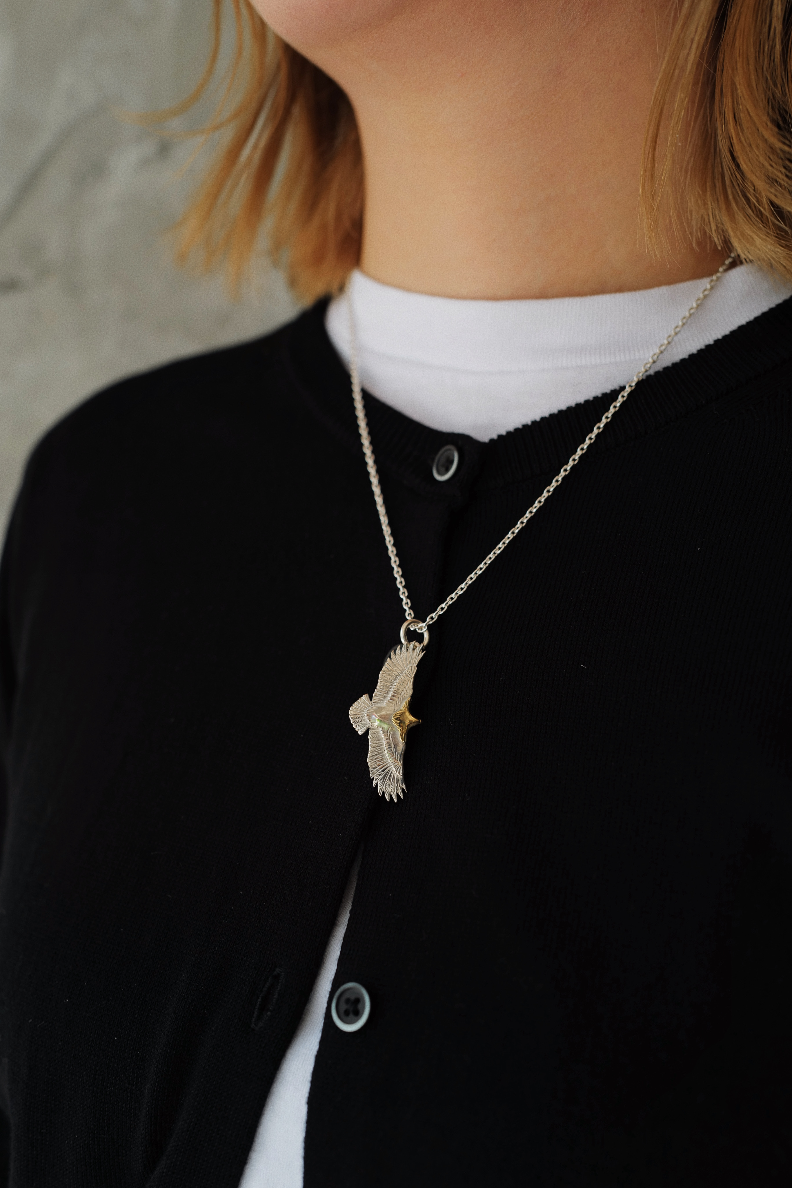 Eagle Pendant with Chain