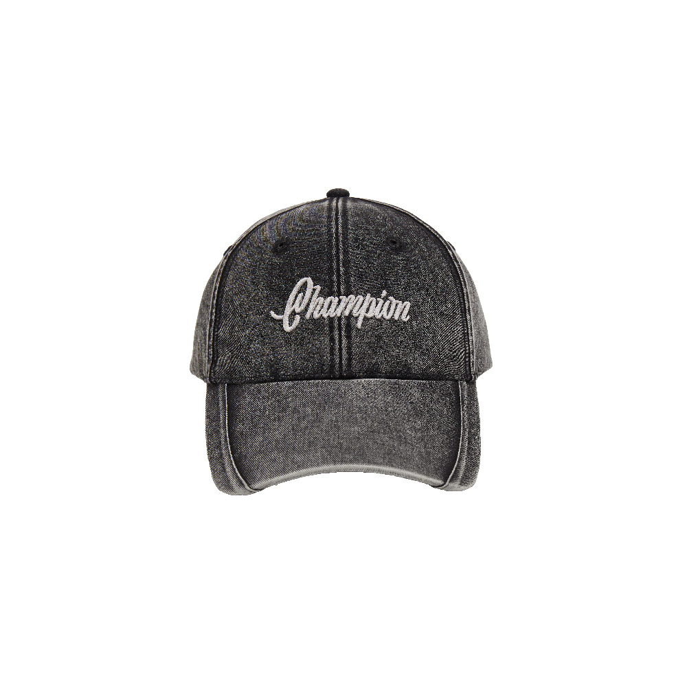 中性 - RETRO CAMPUS 復古刺繡LOGO棒球帽-黑色 （U5CACCU01U1）