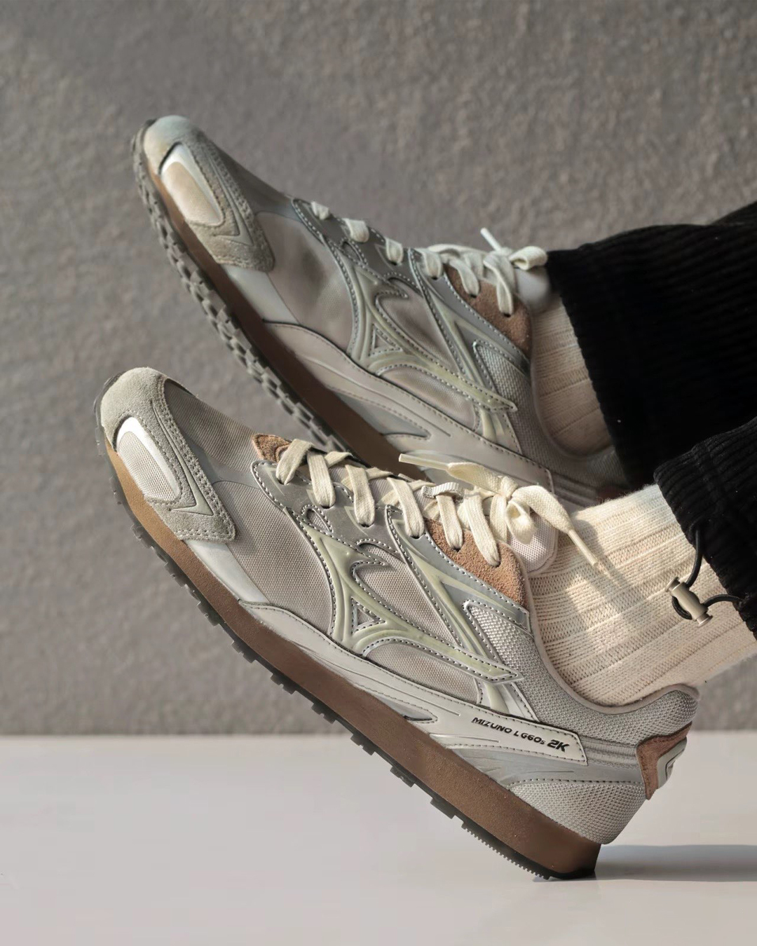 [預訂] MIZUNO LG60S2K | 造舊銀啡