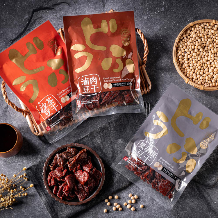 【FUN JIA】豆干 (沙茶/黑胡椒/滷肉) 100g/包
