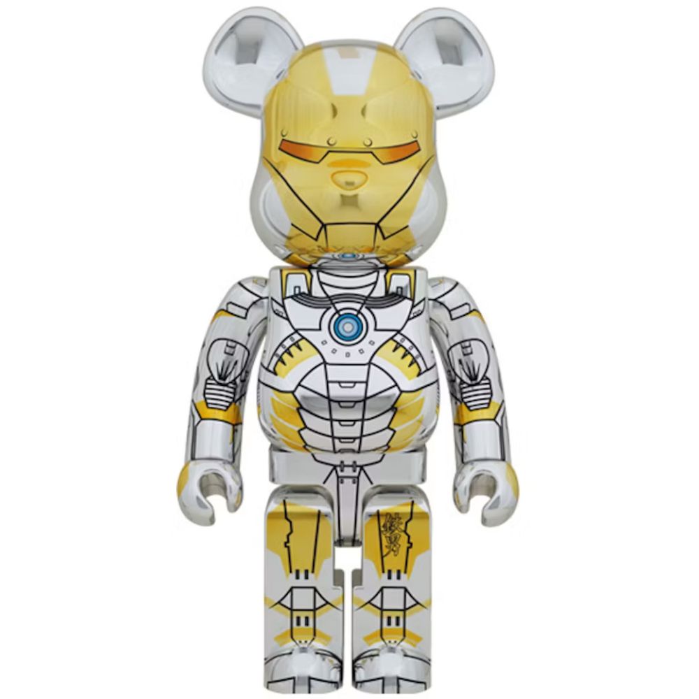 IRON MAN 空山基 Hajime Sorayama x Marvel Iron Man 400＋100% / 1000% BE@RBRICK