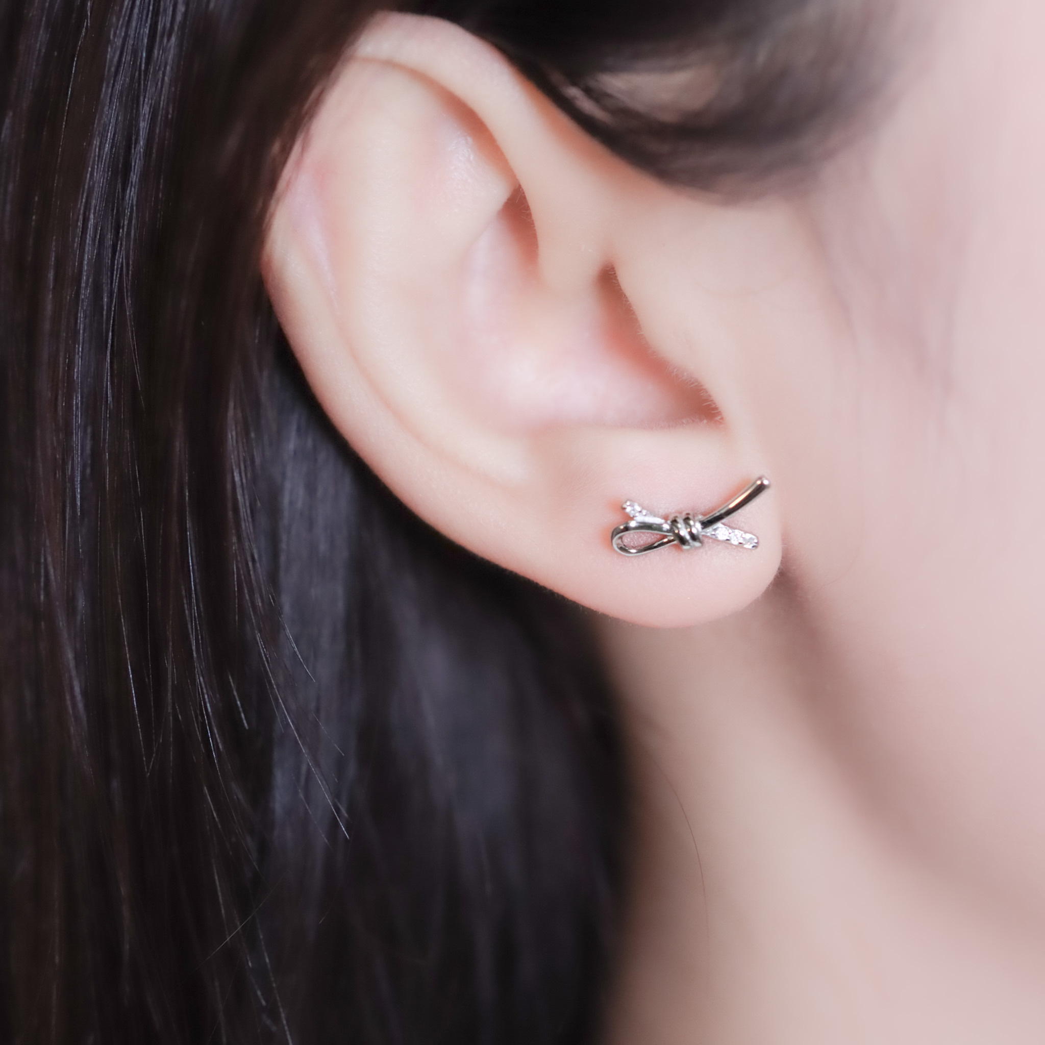 | 925純銀 | 氣質小結耳環 | EA1036 |