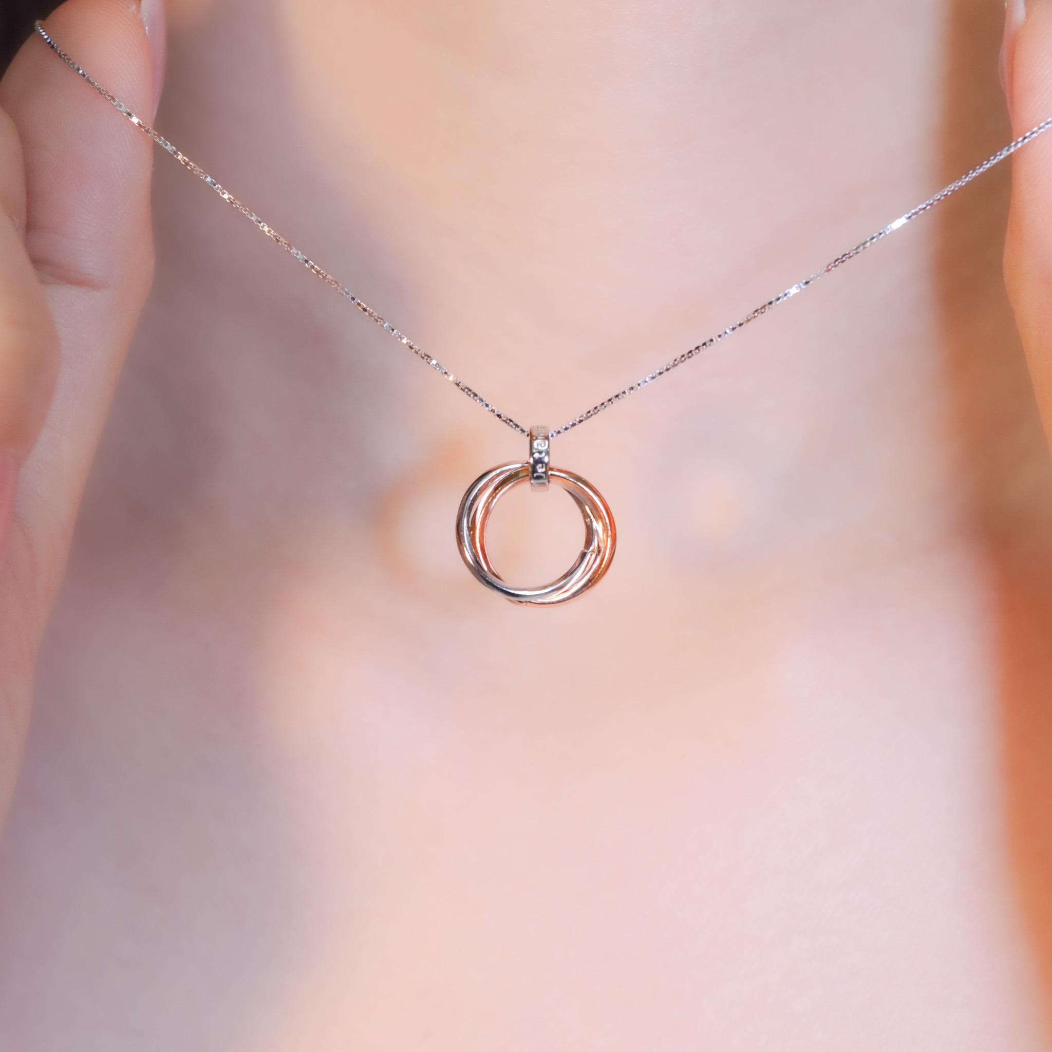 | 925純銀・白金・ 玫瑰金 | 接受每個彼此情侶項鍊 ( 情侶黑色 / 情侶玫瑰金 ) | NE1431 |