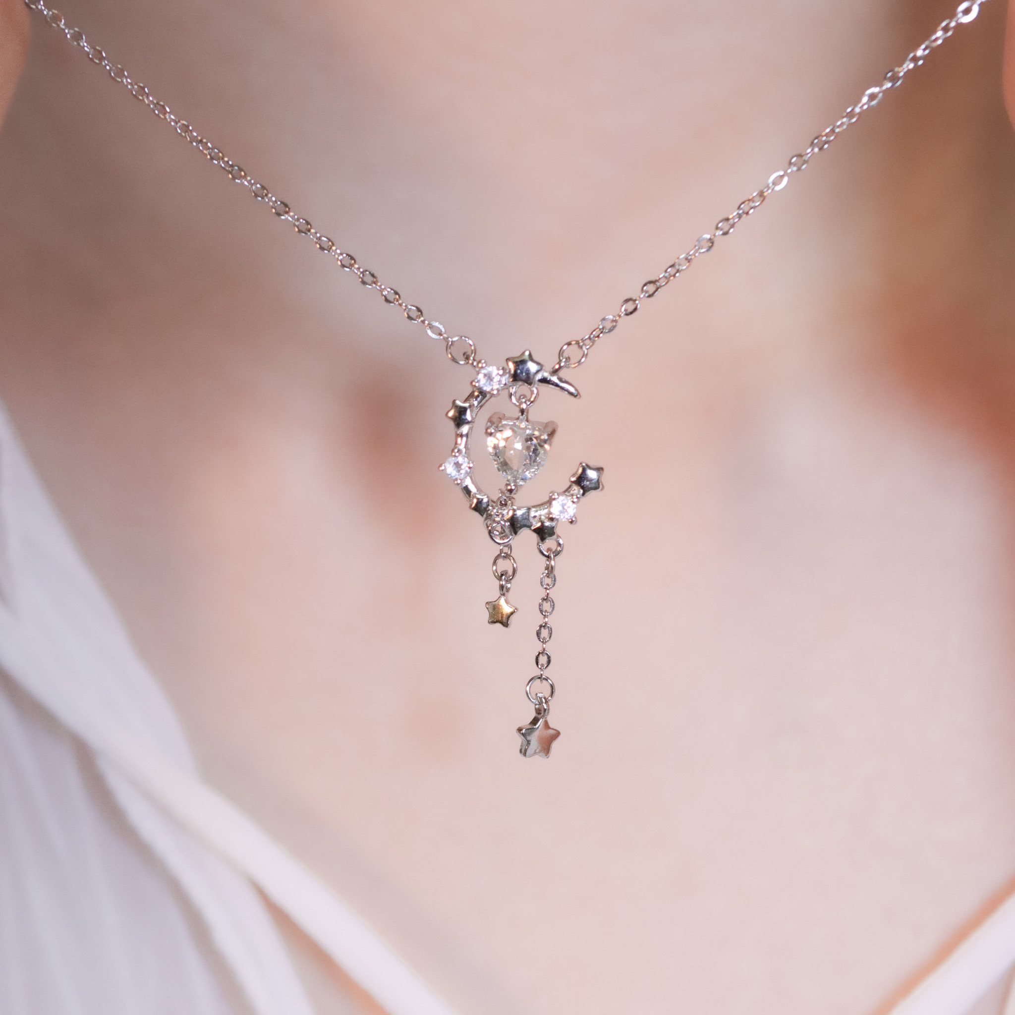 | 925純銀・白金 | 漫星唯一的陪伴項鍊 | NE1470 |