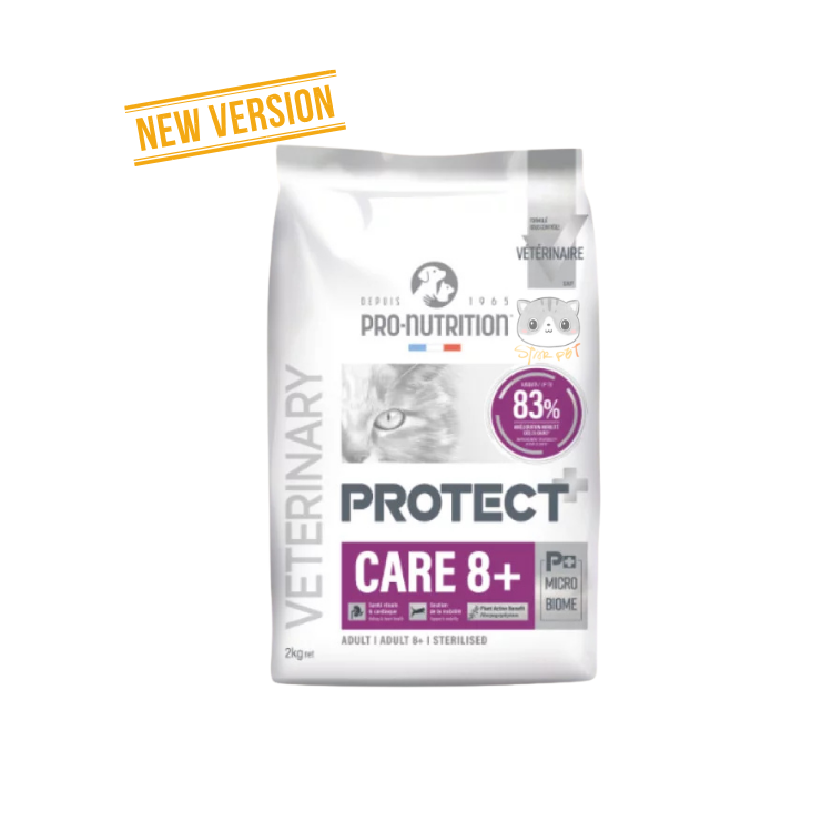 Pro-Nutrition Protect Care 8+高齡貓/老貓 法國草本貓糧 2kg