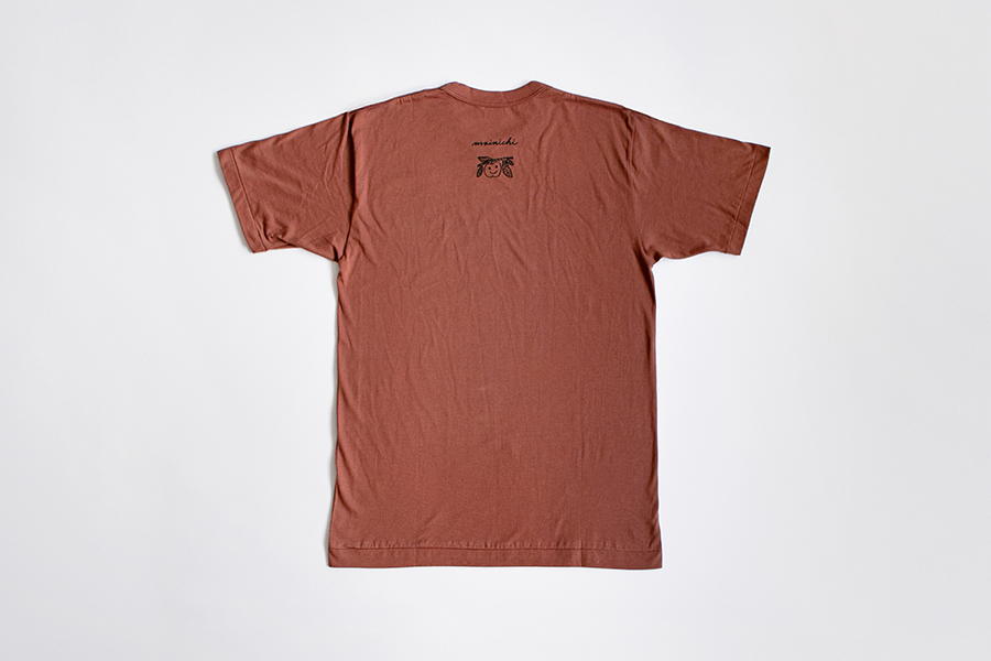 鹿兒島睦週邊 - T恤 鱷魚 棕色 S