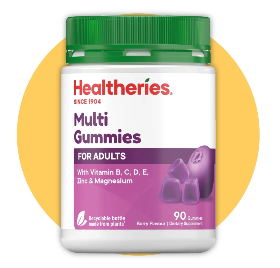 (AB) 成人多元維他命軟糖90粒(莓味) (買1送1,平均$149.5/件) - Healtheries #2209HE