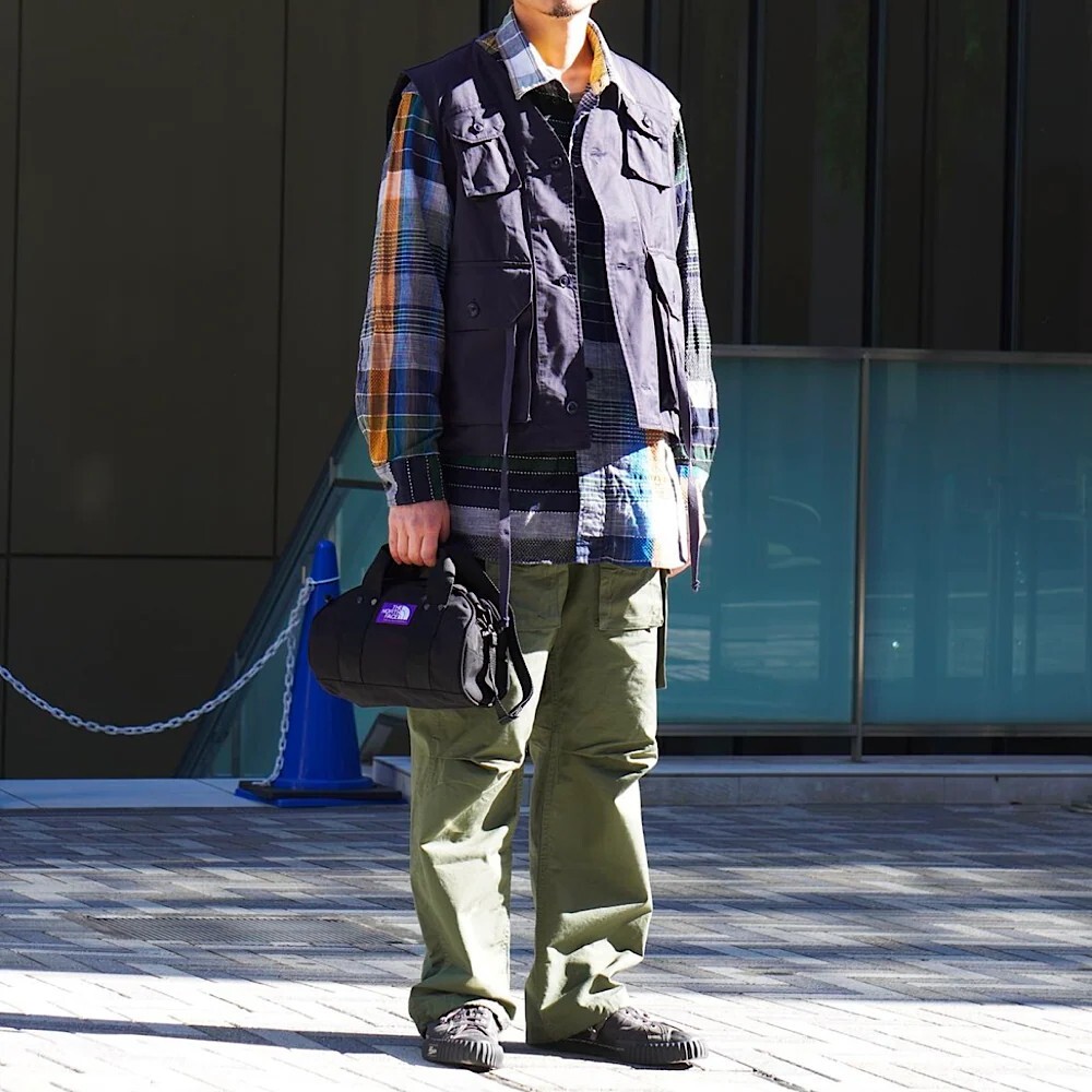 "代購" THE NORTH FACE PURPLE LABEL Field Demi Duffle Bag 旅行包 隨行包 圓筒包 N25FU076