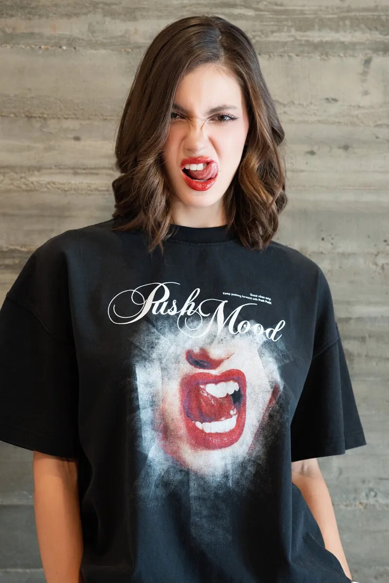 <快速出貨>PUSH PUSH PUSH MOOD TEE (BOXY FIT)