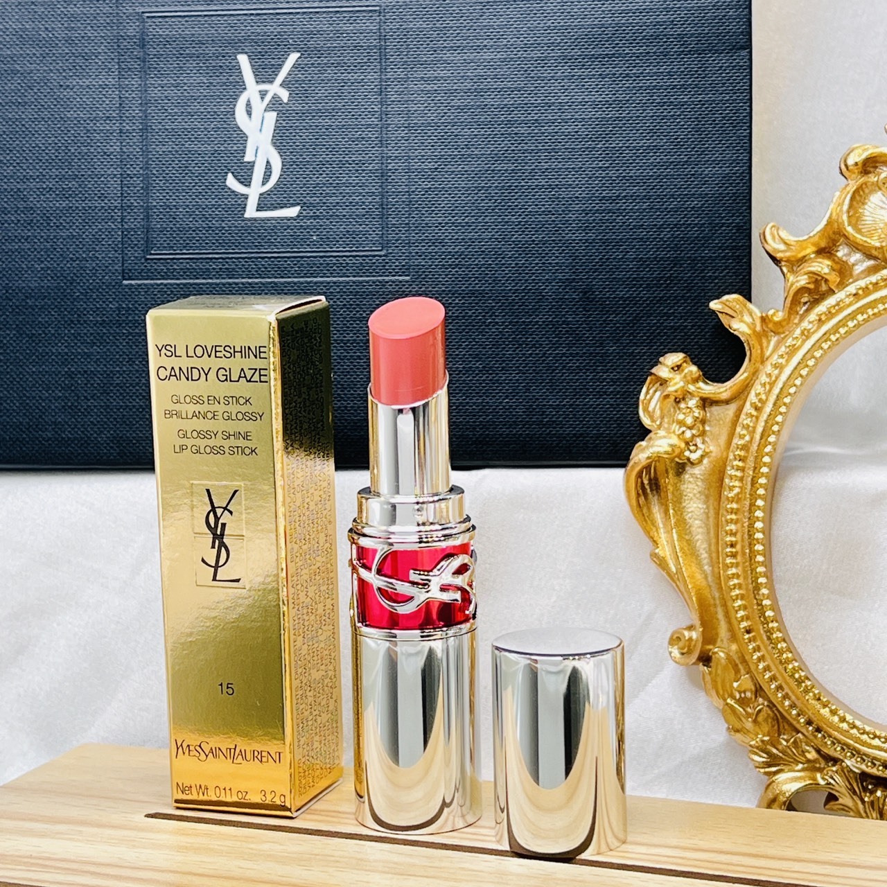 YSL 情挑誘吻晶亮蜜唇膏 3.2g  #15