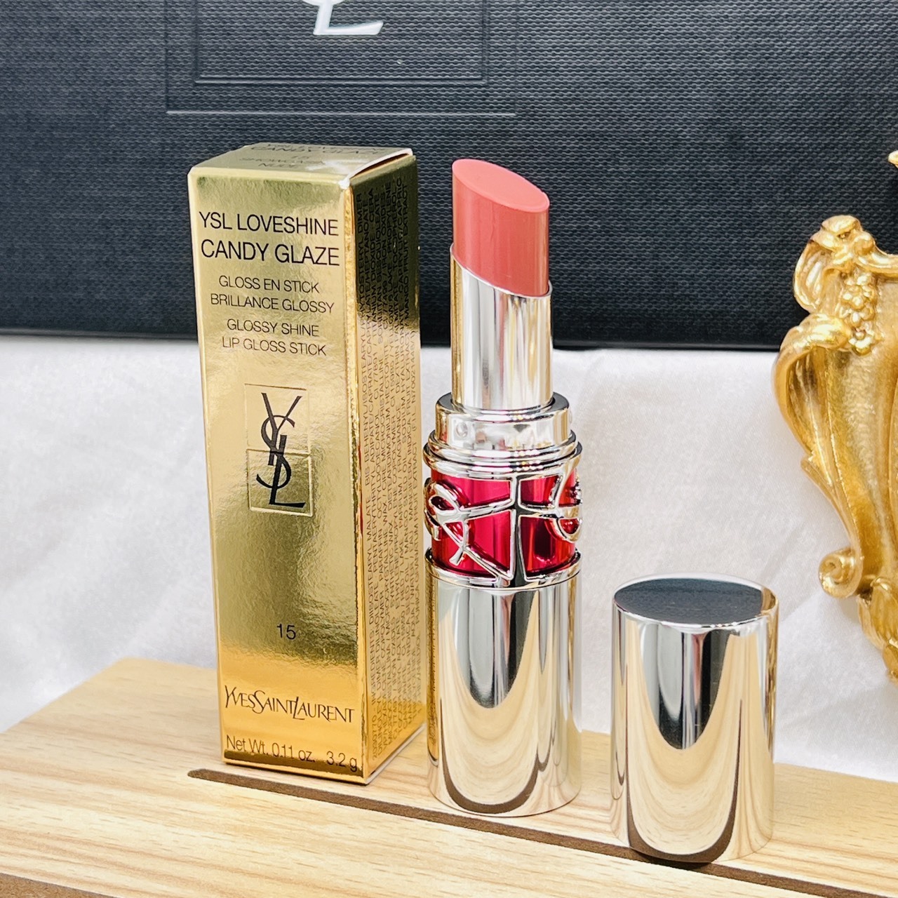 YSL 情挑誘吻晶亮蜜唇膏 3.2g  #15