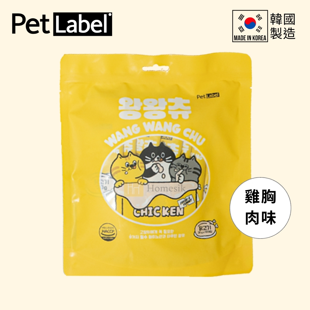 韓國貓貓蛋白質胺基酸保健肉泥條 - 雞胸肉味 (30g x 10包)