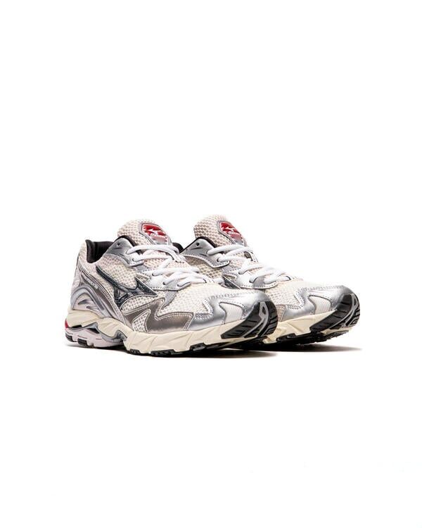[現貨] Mizuno Wave Rider 10 White Black Rythmic Red| D1GA243111