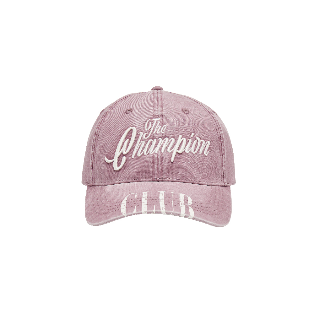 中性 - RETRO CAMPUS 刺繡CLUB印花棒球帽 -粉紅色 （U5CACCU26K8）