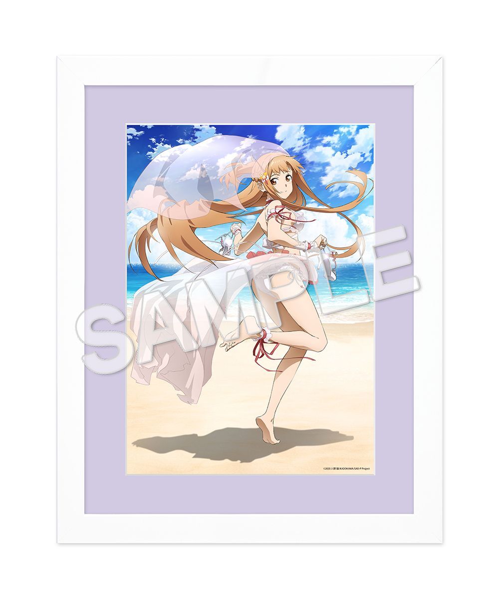 預購-KDcolle 5周年紀念 『Sword Art Online刀劍神域』 亞絲娜 盛夏閃耀☆花嫁ver. 複製原畫【日本進口精品】