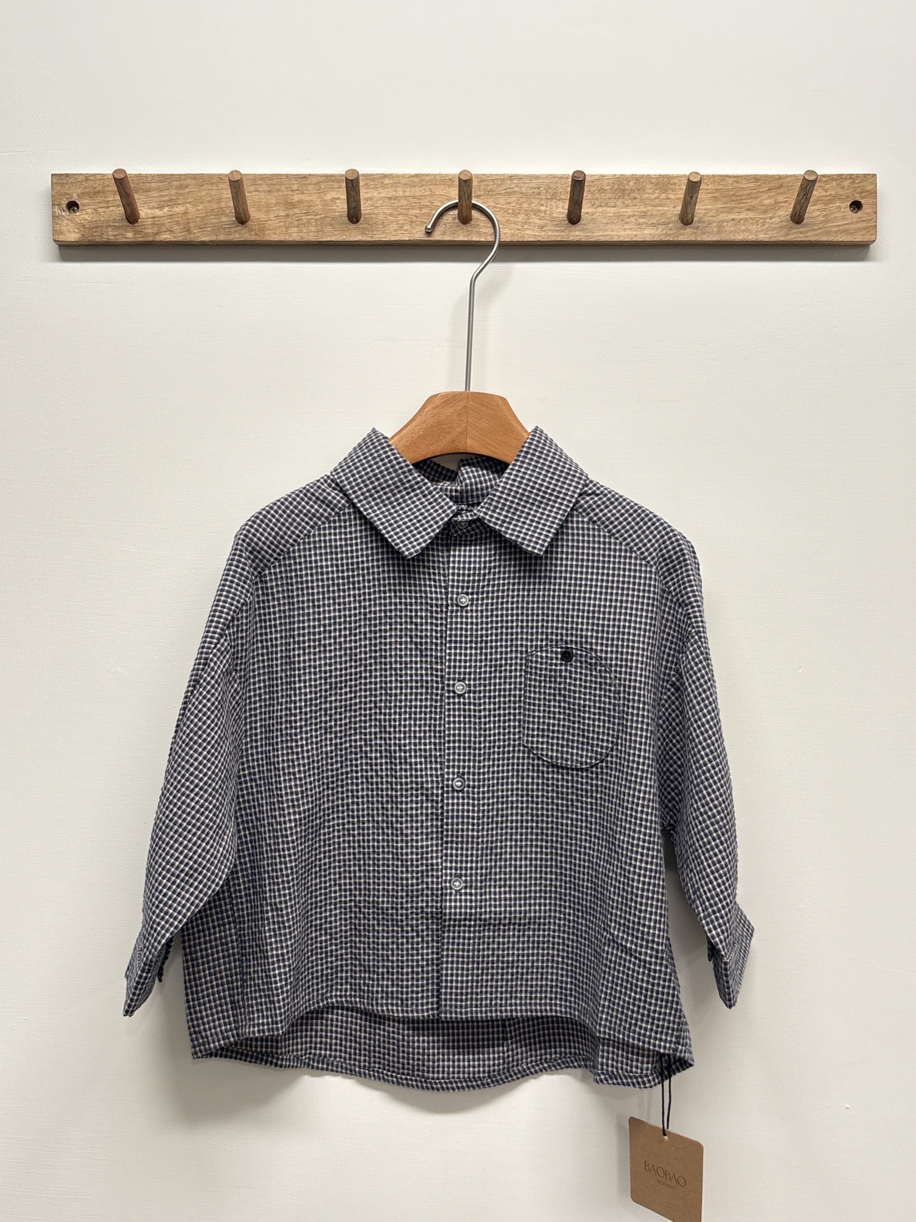 A02822立體格子襯衫