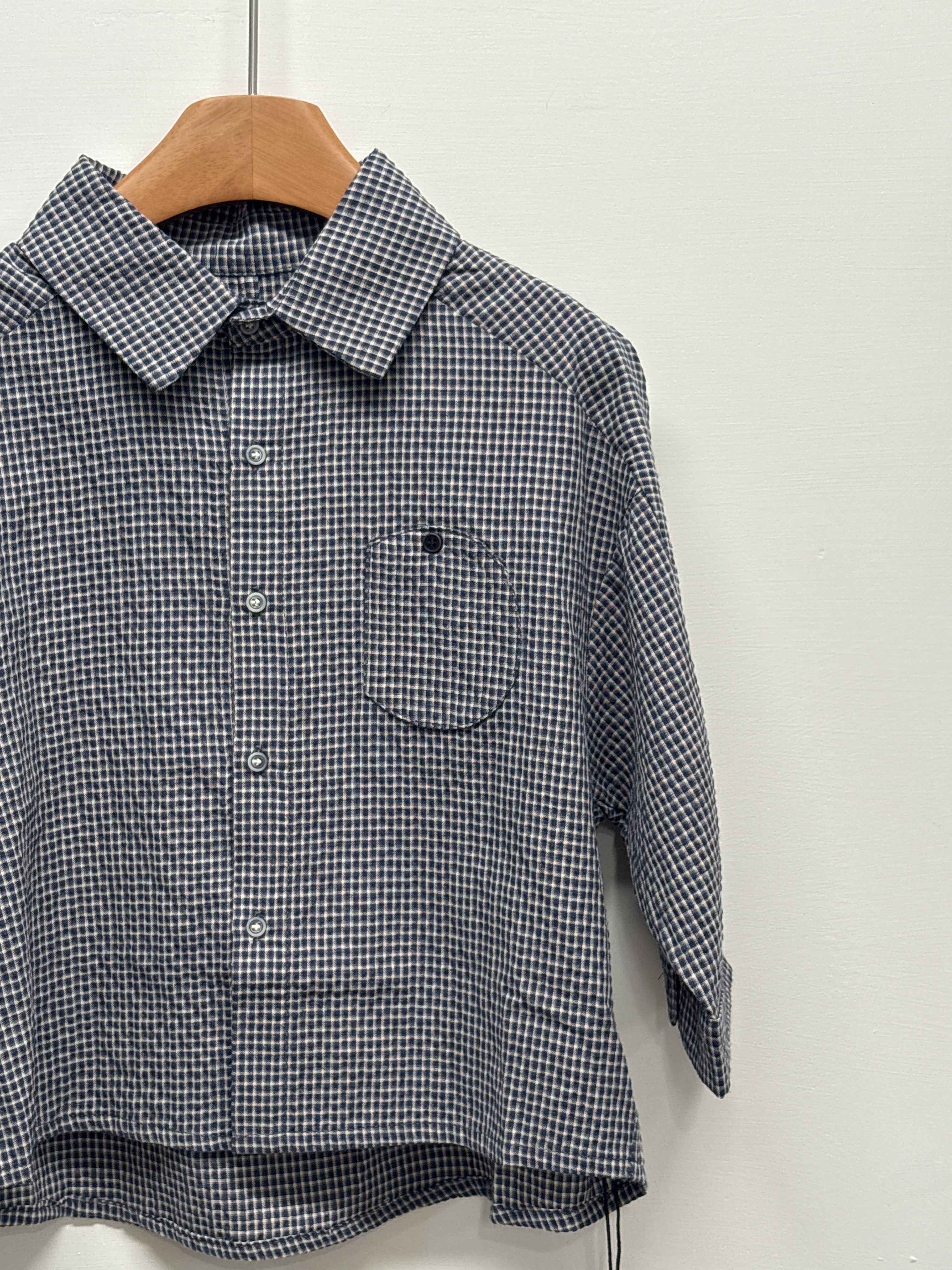 A02822立體格子襯衫