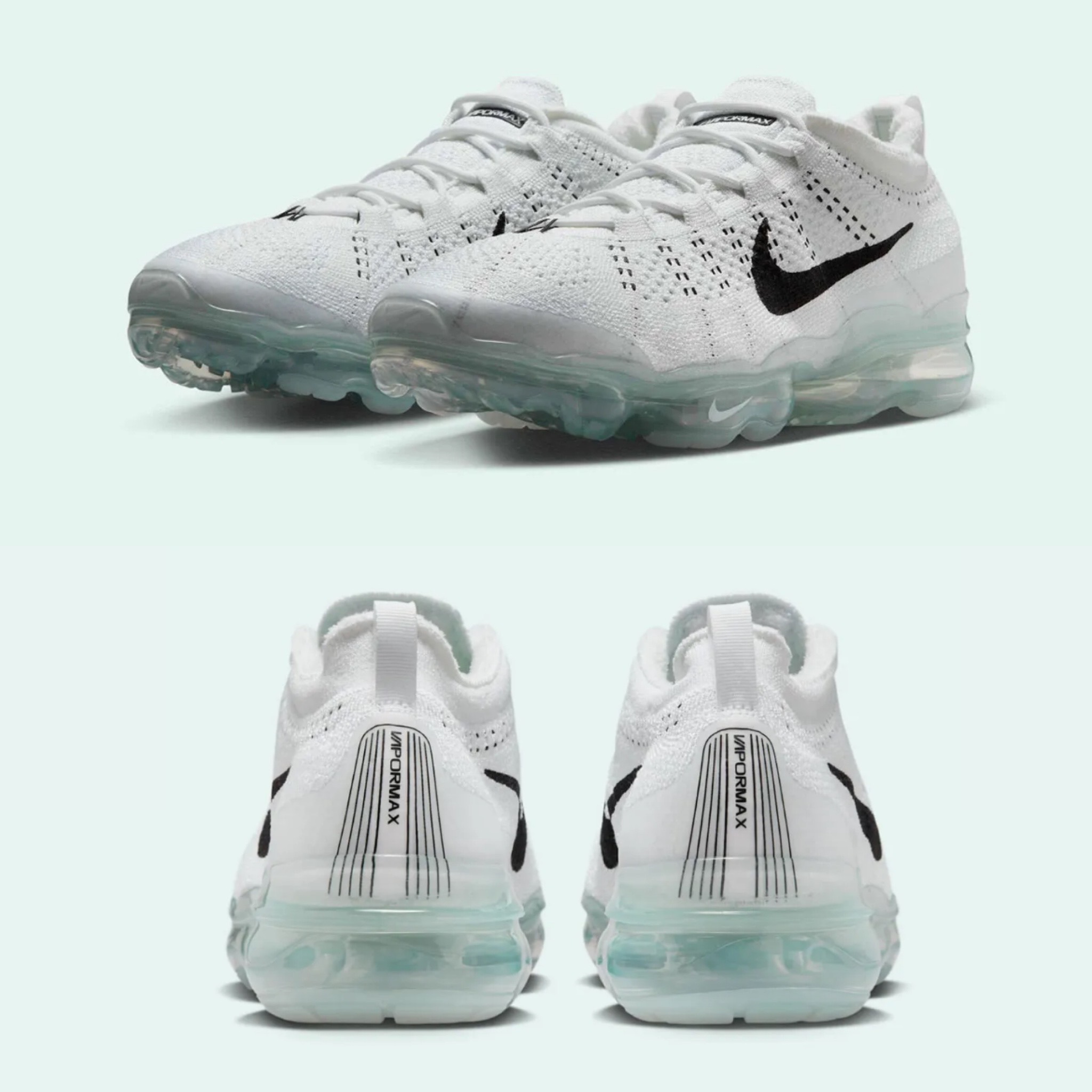(預訂) Nike Air VaporMax 2023 Flyknit - White Pure Platinum Black