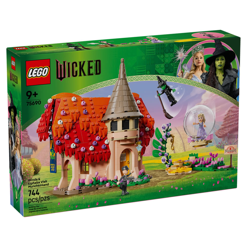 LEGO 75690 樂高積木 75690 Wicked: Part One 魔法壞女巫 - 格琳達和艾法芭造訪芒奇金國