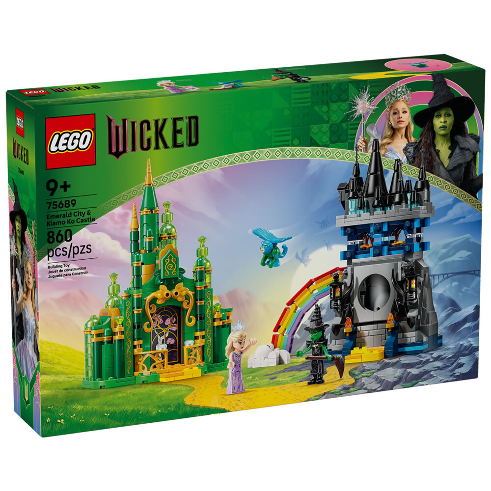 LEGO 75689 樂高積木 75689 Wicked: Part One 魔法壞女巫 - 翡翠城和基亞莫柯城堡