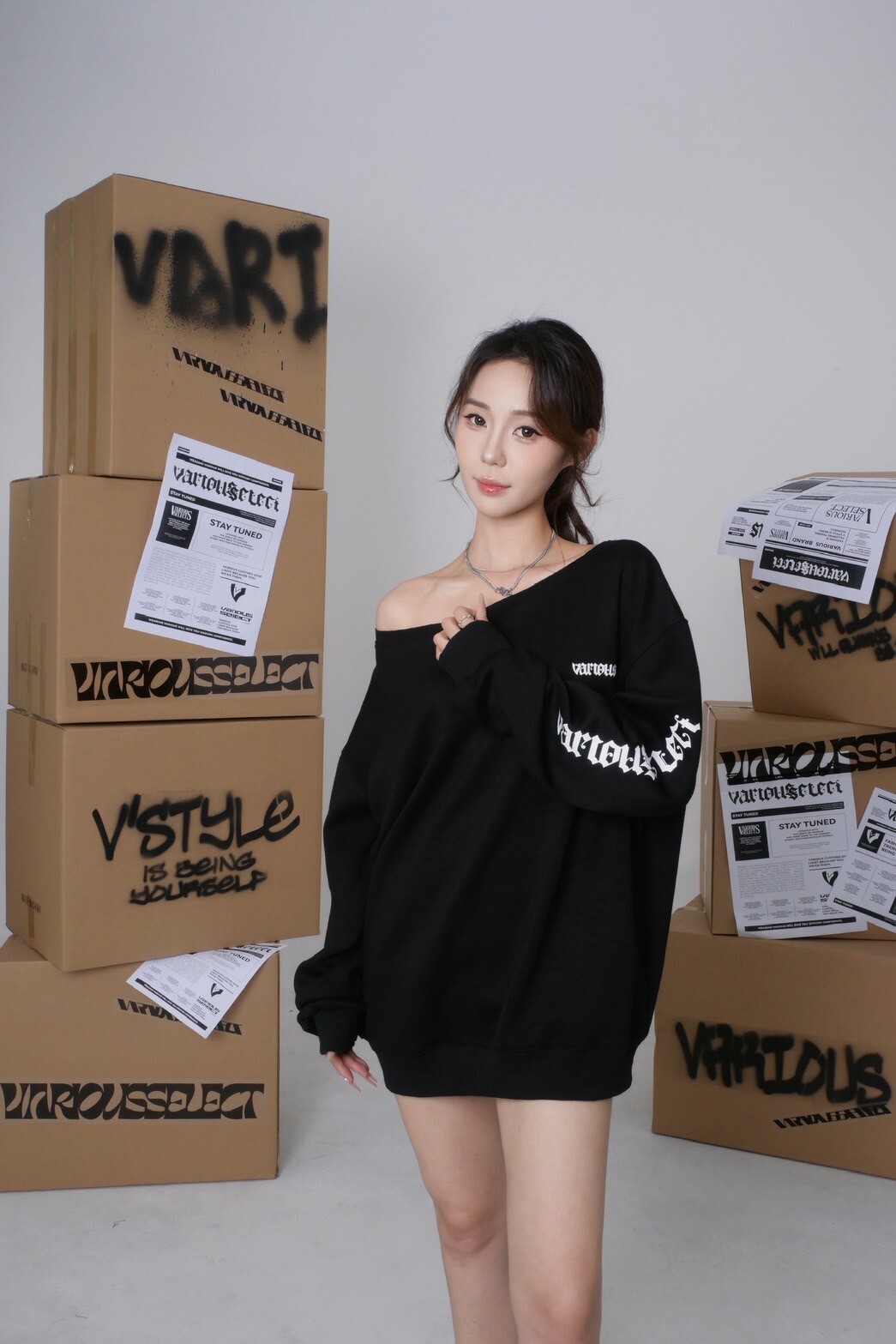 隨型態度’Manner—斜肩上衣