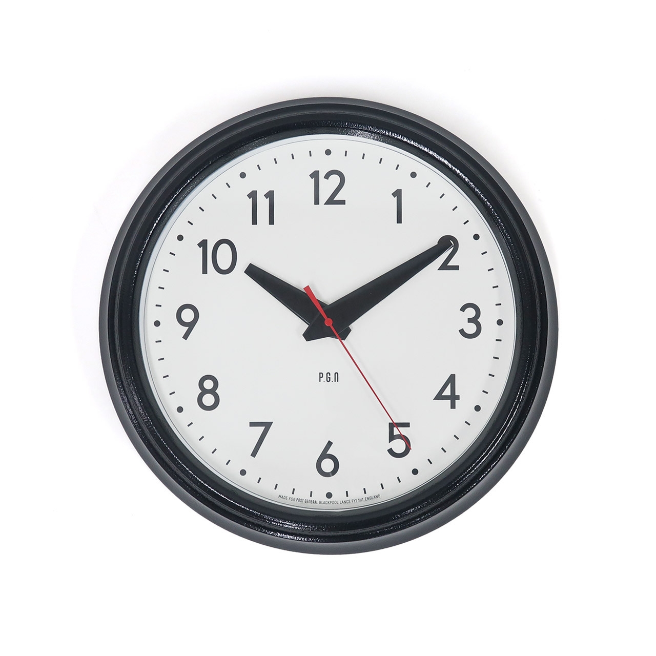 校舍掛鐘∣英倫工業風系列 質感黑∣日本 POST GENERAL