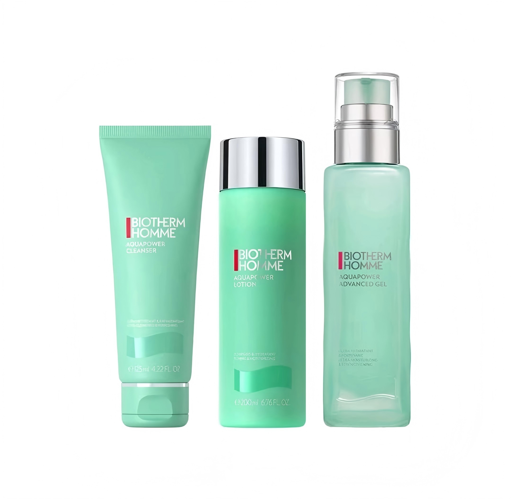 BIOTHERM 碧歐泉 男士溫泉強效保濕三部曲套裝 (洗面奶+爽膚水+保濕啫喱)  125ml + 100ml + 200ml