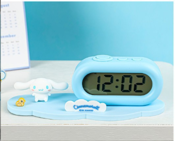 (2026年新年限時優惠) Sanrio家族系列場景擺件鬧鐘