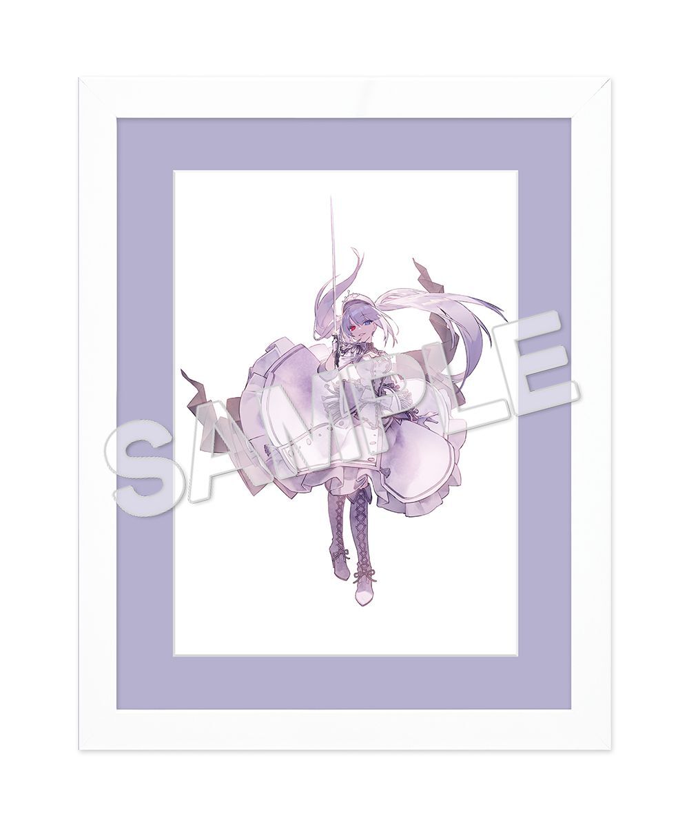 預購-KDcolle 5周年紀念 『約會大作戰 DATE A BULLET』 原作版 白女王 複製原畫【日本進口精品】