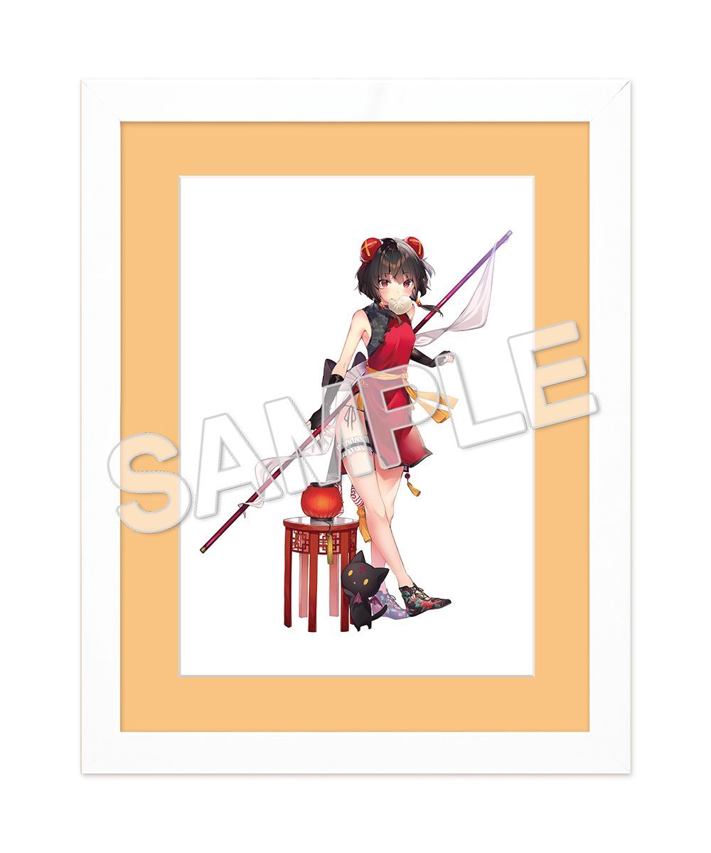 預購-KDcolle 5周年紀念 『為美好的世界獻上祝福！ 』 惠惠 原作版 旗袍ver. 複製原畫【日本進口精品】