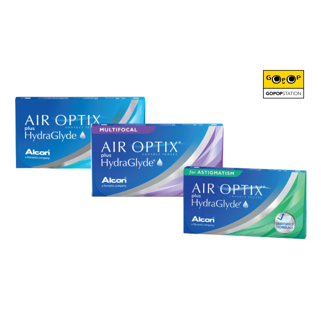 爱尔康视康舒视氧(Alcon Air Optix) 月抛隐形眼镜｜硅水凝胶HydraGlyde 